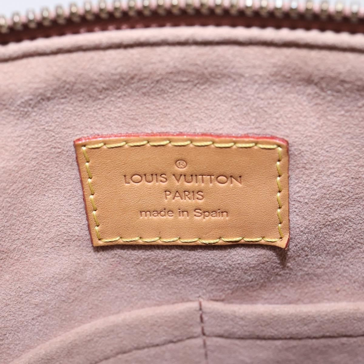 Louis Vuitton LOUIS VUITTON Monogram Pallas MM Hand Bag 2way Bois De Rose M41598 Authentic 145373