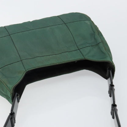 Prada PRADA Quilted Chain Shoulder Bag Nylon plastic Green Authentic mr1504