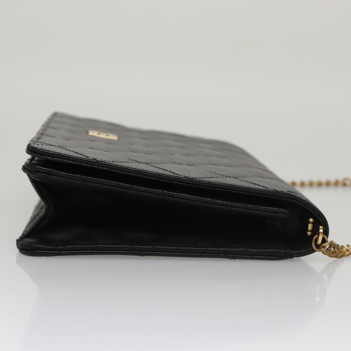 Givenchy GIVENCHY Chain Shoulder Bag Leather Black Authentic bs20851