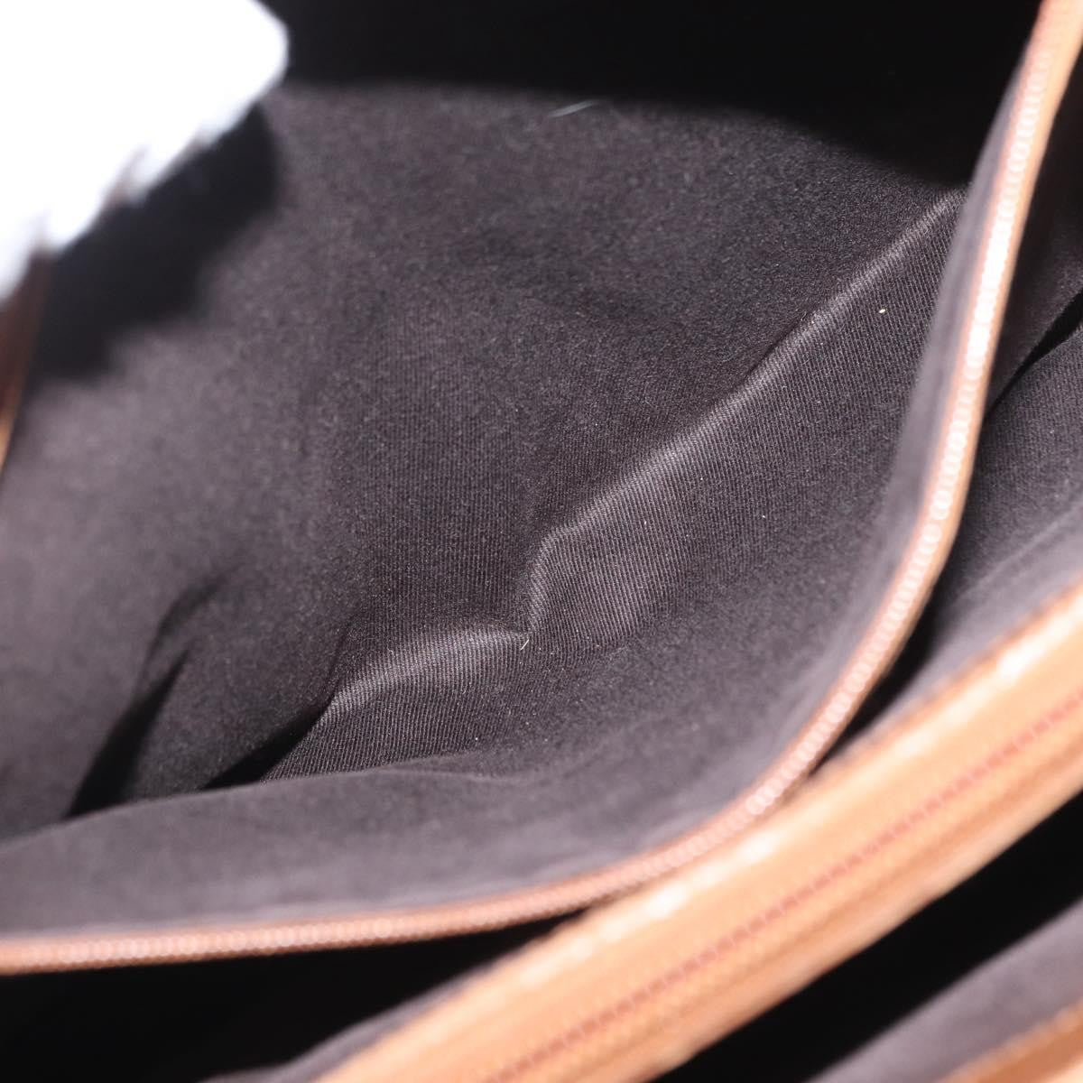 Gucci GUCCI GG Canvas Bamboo Tote Bag Beige 112526 Authentic ep12821