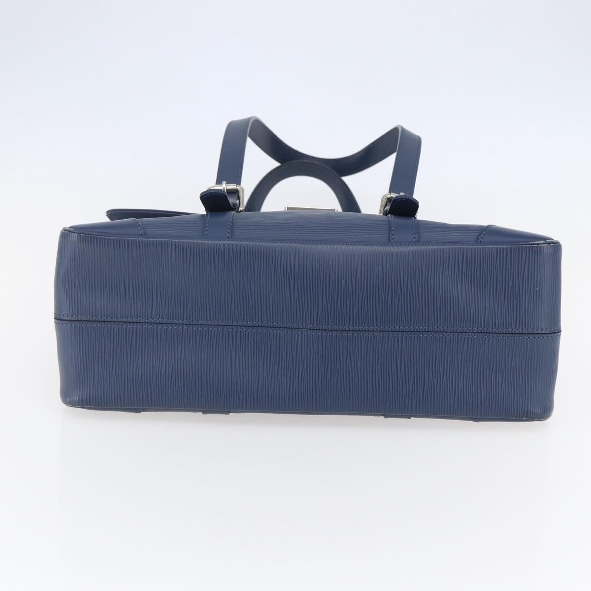 Louis Vuitton LOUIS VUITTON Epi Segur MM Hand Bag Myrtille M5886G LV Authentic 145467