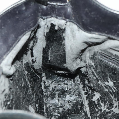 Gucci GUCCI Bamboo Shoulder Bag Suede 2way Black Gold 001 2404 16380 Authentic ti3280