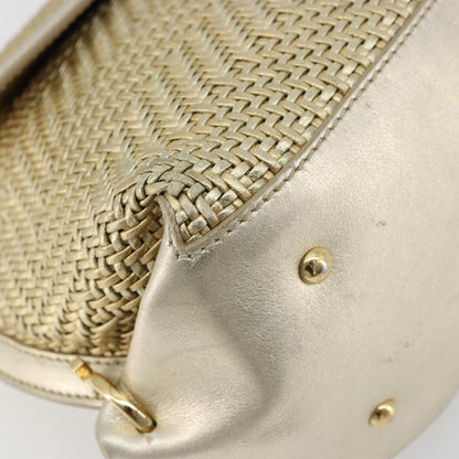 Salvatore Ferragamo Salvatore Ferragamo Sofia Gancini Hand Bag Leather 2way Gold Authentic 179912A