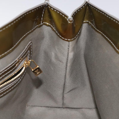 Louis Vuitton LOUIS VUITTON Monogram Vernis Wilshire PM Bag Gris Art Deco M91627 Authentic 129895