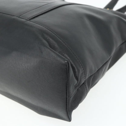 Loewe LOEWE Anagram Tote Bag Leather Black Gold Authentic 162466