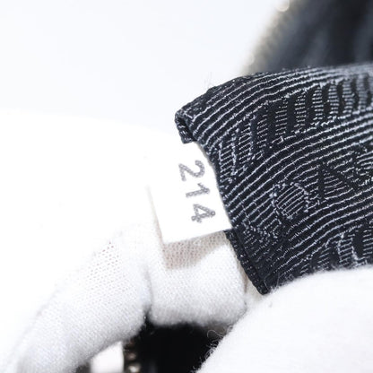 Prada PRADA Shoulder Bag Nylon Black Silver Authentic 175723