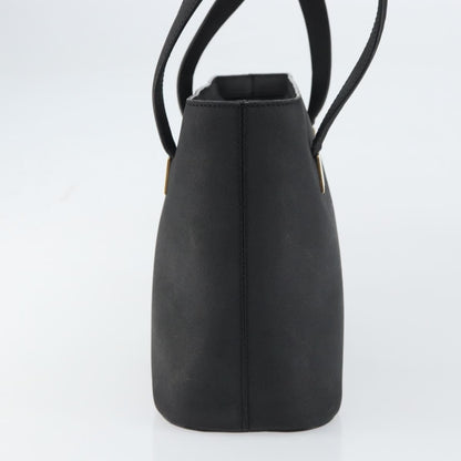 Celine CELINE Hand Bag Leather Black Gold Authentic BA9124