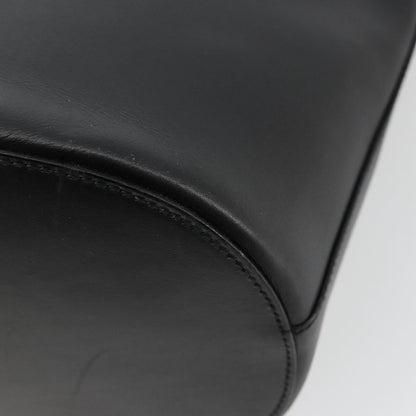 Gucci GUCCI Hand Bag Leather Black Authentic 71508