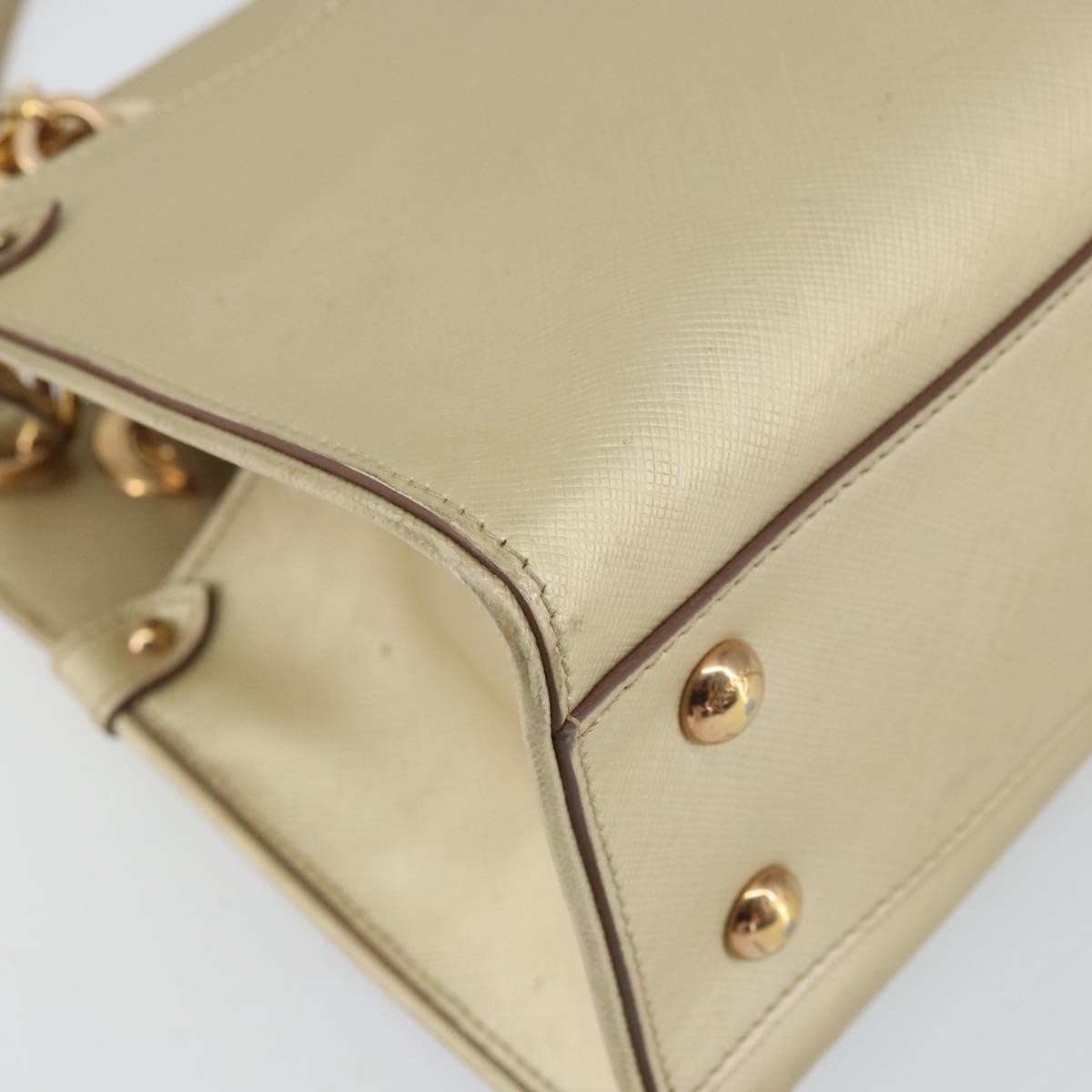 Salvatore Ferragamo Salvatore Ferragamo Gancini Shoulder Bag Leather Gold Authentic 162322