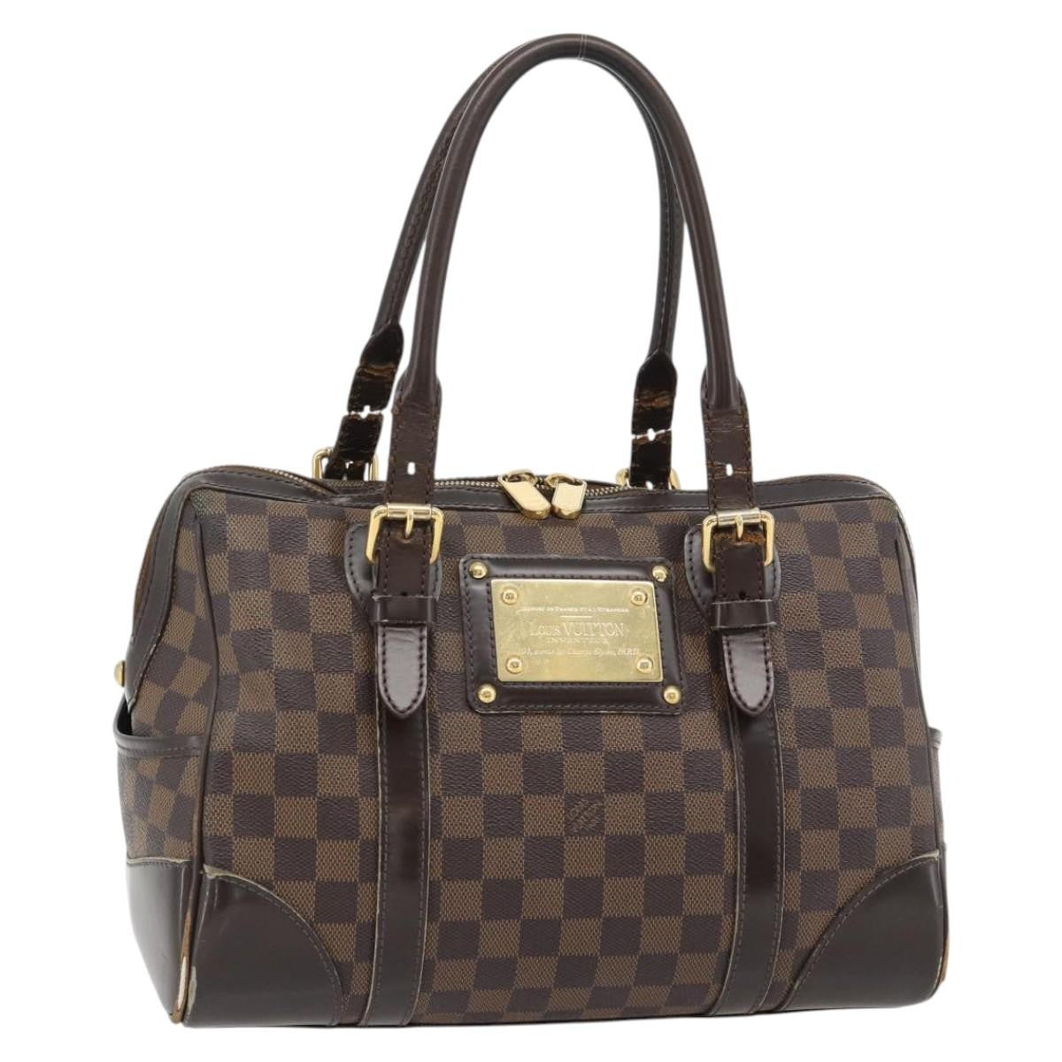 Louis Vuitton LOUIS VUITTON Damier Ebene Berkeley Hand Bag N52000 LV Authentic 180651