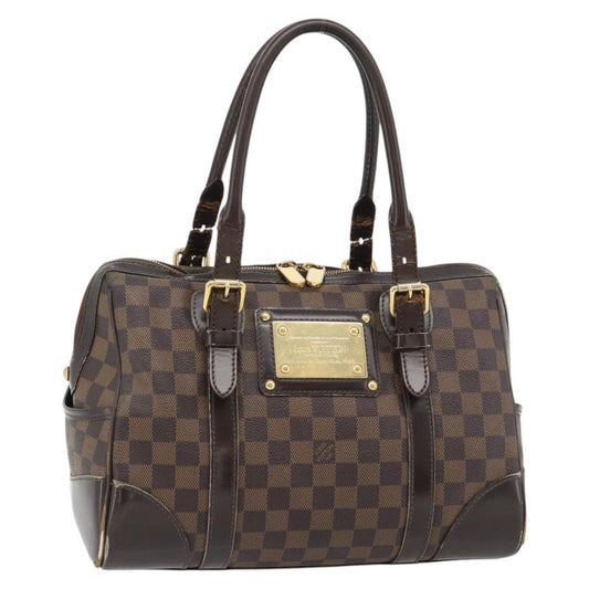 Louis Vuitton LOUIS VUITTON Damier Ebene Berkeley Hand Bag N52000 LV Authentic 180651