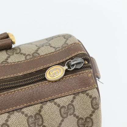 Gucci GUCCI GG Supreme Web Sherry Line Bag PVC Beige Gold 40 02 006 Authentic BA12926