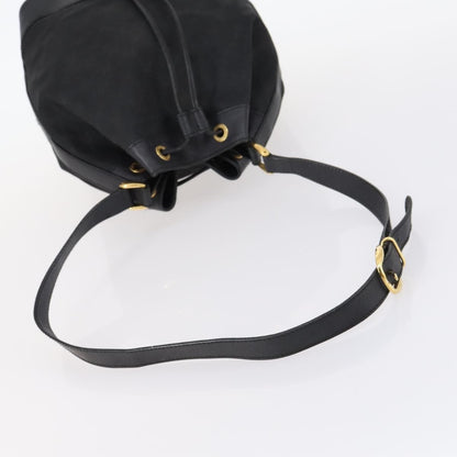 Gucci GUCCI GG Canvas Shoulder Bag Black Gold 001 2854 1627 Authentic 141820