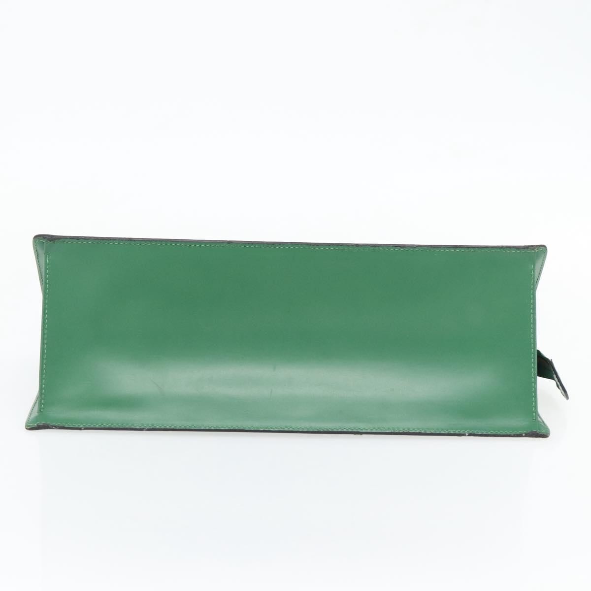 Louis Vuitton LOUIS VUITTON Epi Sac Triangle Hand Bag Green M52094 LV Authentic 181752