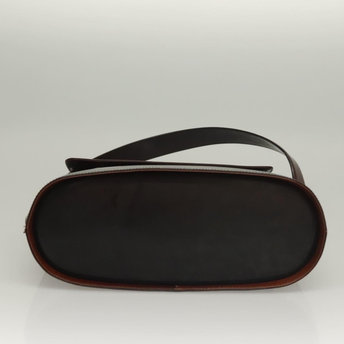 Salvatore Ferragamo Salvatore Ferragamo Gancini Shoulder Bag Leather Brown Authentic 132512