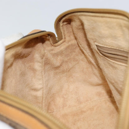 Gucci GUCCI Micro GG Supreme Shoulder Bag PVC Beige Gold Authentic ep11521