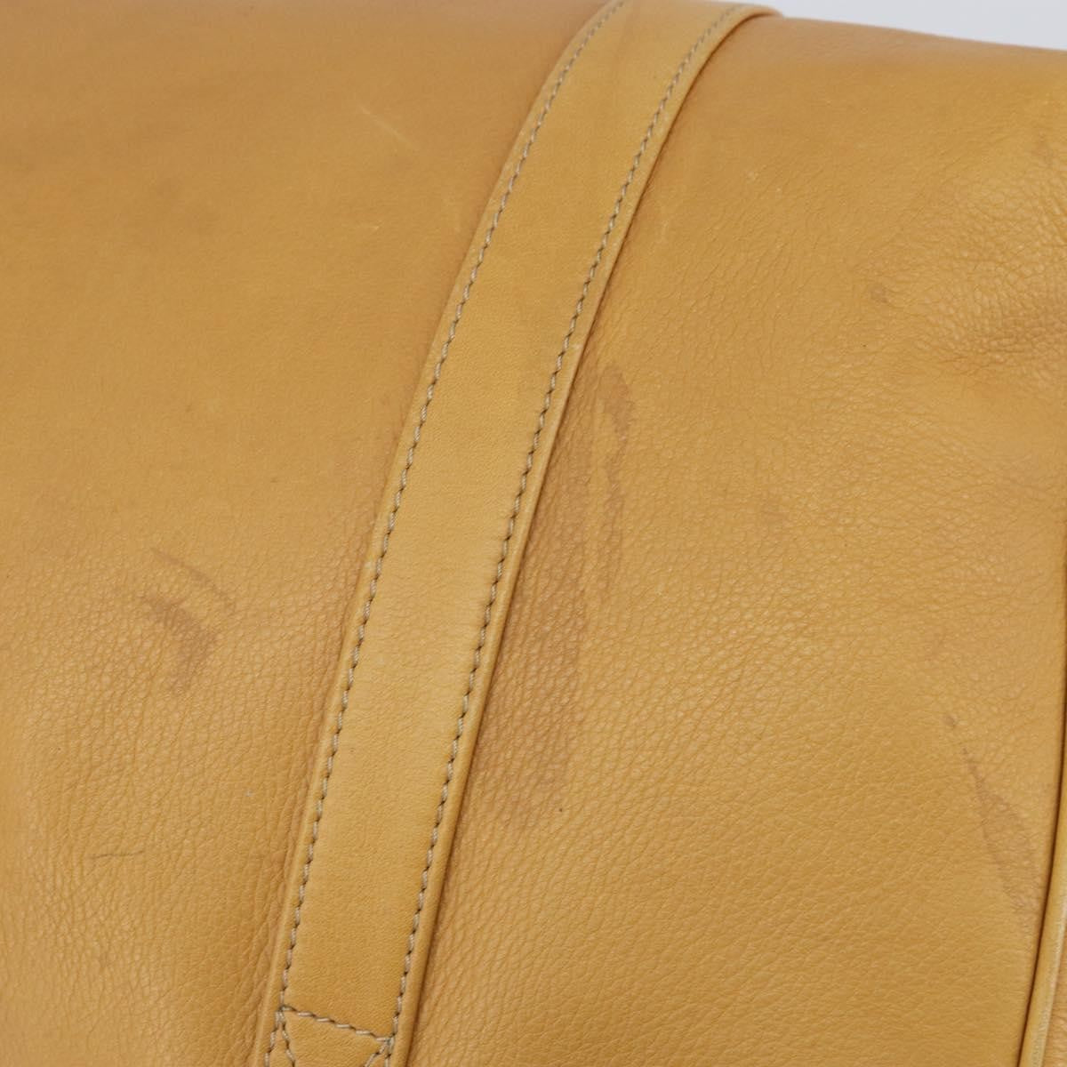 Loewe LOEWE Anagram Tote Bag Leather Beige Gold Authentic 149645