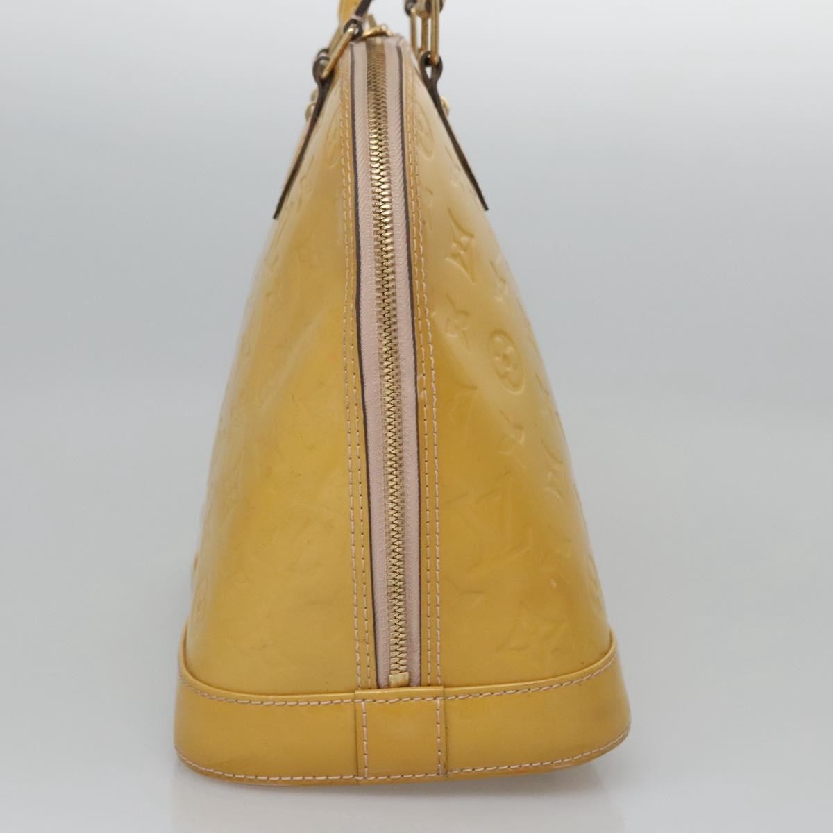 Louis Vuitton LOUIS VUITTON Monogram Vernis Alma PM Hand Bag 2way Dunne M90170 LV Authentic KD187