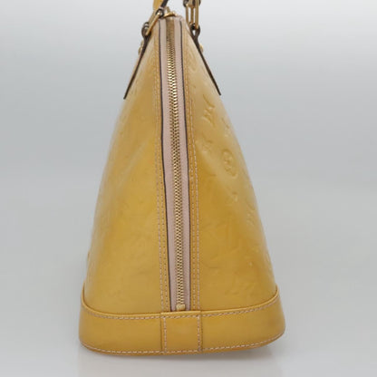 Louis Vuitton LOUIS VUITTON Monogram Vernis Alma PM Hand Bag 2way Dunne M90170 LV Authentic KD187