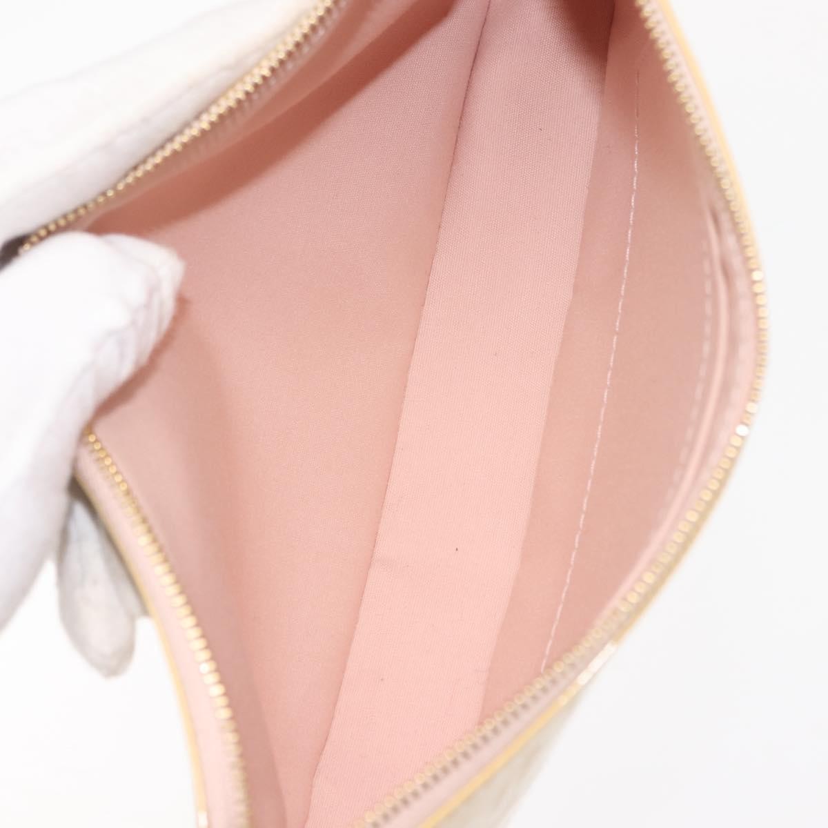 Louis Vuitton LOUIS VUITTON Vernis Pochette Accessoires Rose Angelique M90072 LV Authentic ep11176 Bag