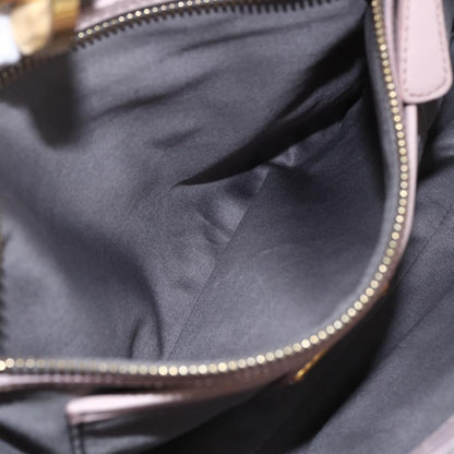 Miu Miu Miu Miu Matelasse Shoulder Bag Leather Gray Gold Authentic 162864