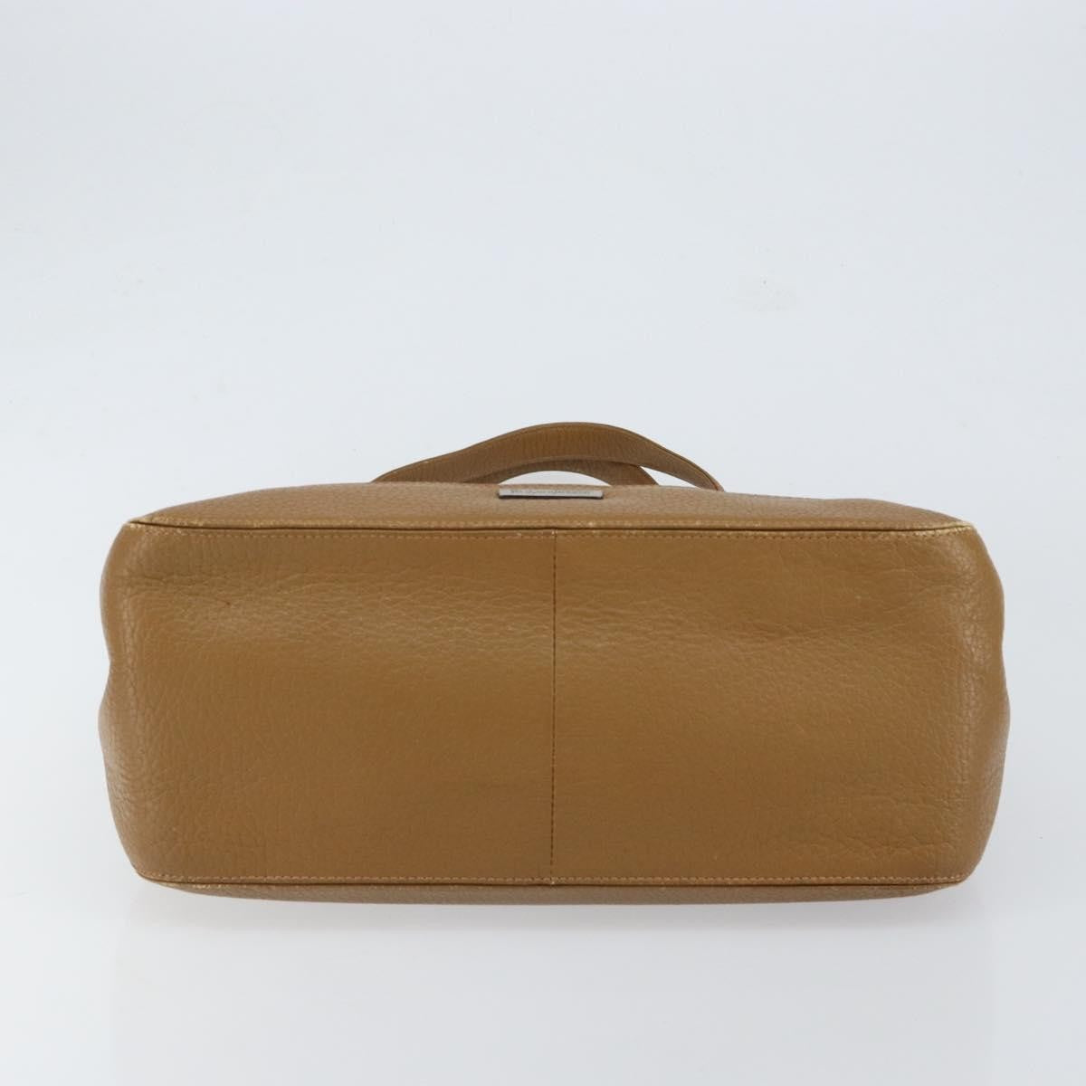 Saint Laurent SAINT LAURENT Hand Bag Leather Brown Authentic 149374