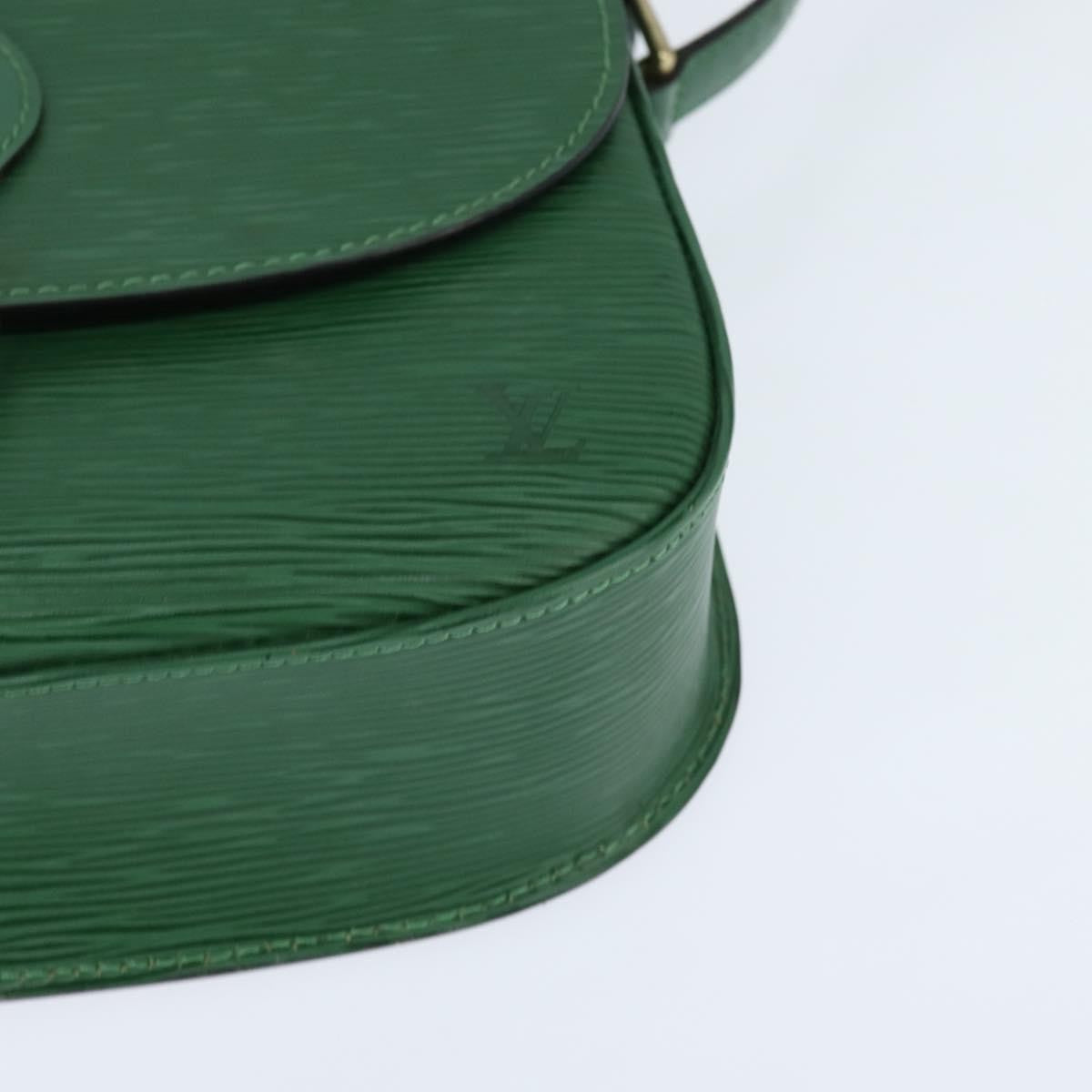 Louis Vuitton LOUIS VUITTON Epi Saint Cloud GM Shoulder Bag Green M52194 LV Authentic 147758