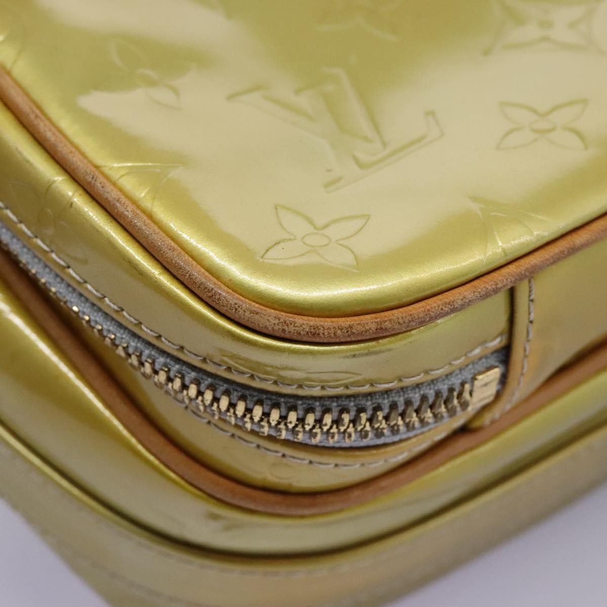 Louis Vuitton LOUIS VUITTON Monogram Vernis Wooster Shoulder Bag Gris M91036 LV Authentic ep7979