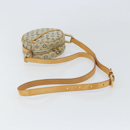 Louis Vuitton LOUIS VUITTON Monogram Mini Jeanne PM Shoulder Bag Blue M92001 LV Authentic 164196