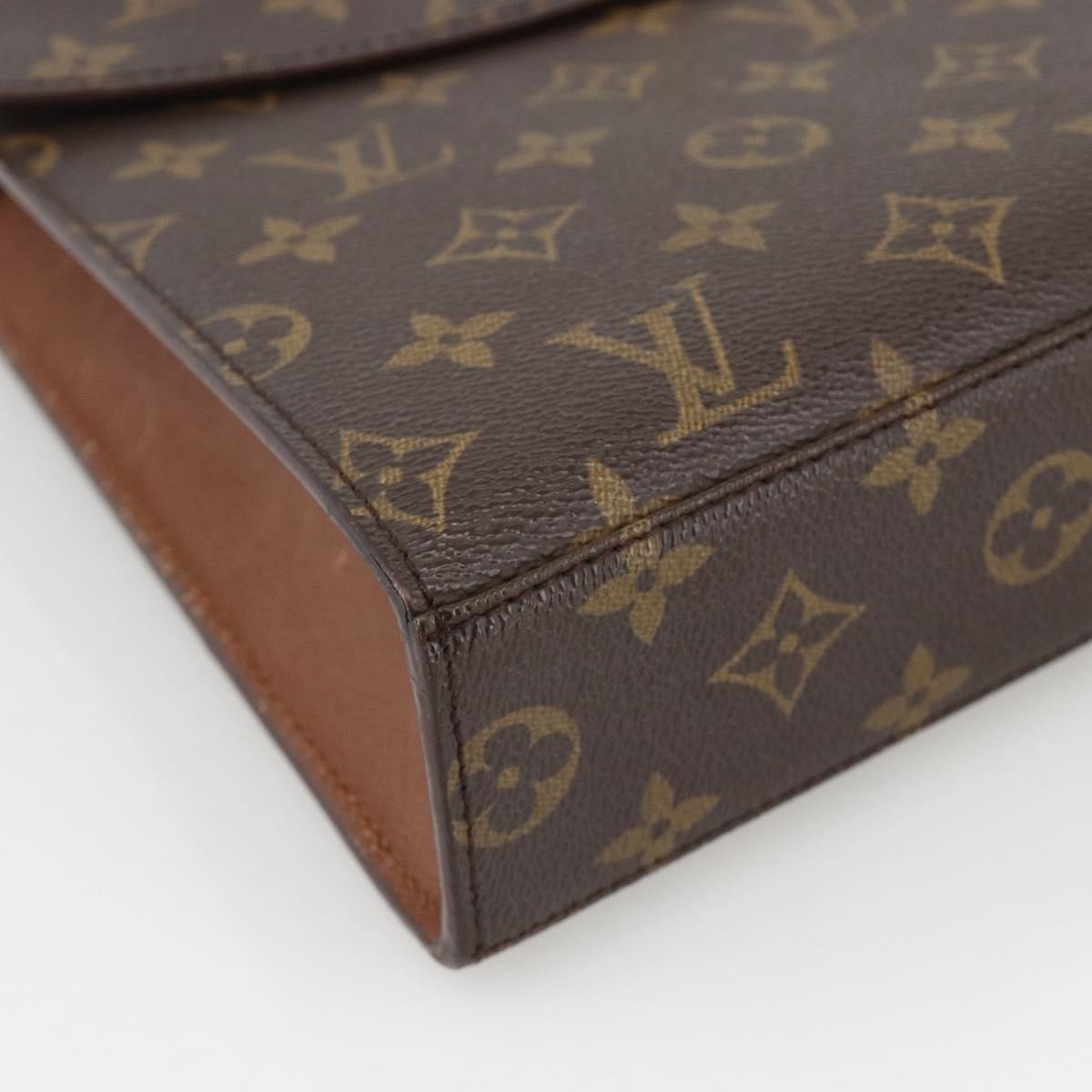 Louis Vuitton LOUIS VUITTON Monogram Malesherbes Hand Bag M51379 LV Authentic 152143