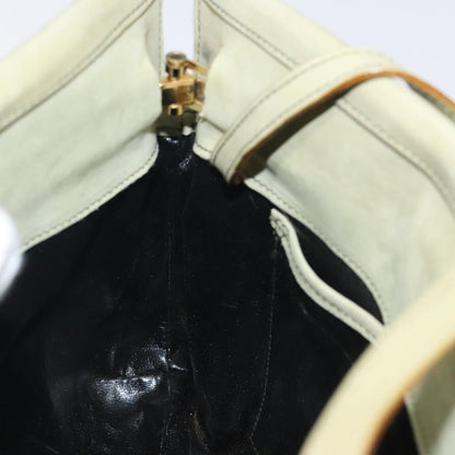 Salvatore Ferragamo Salvatore Ferragamo Shoulder Bag Suede Green Gold Authentic bs25782