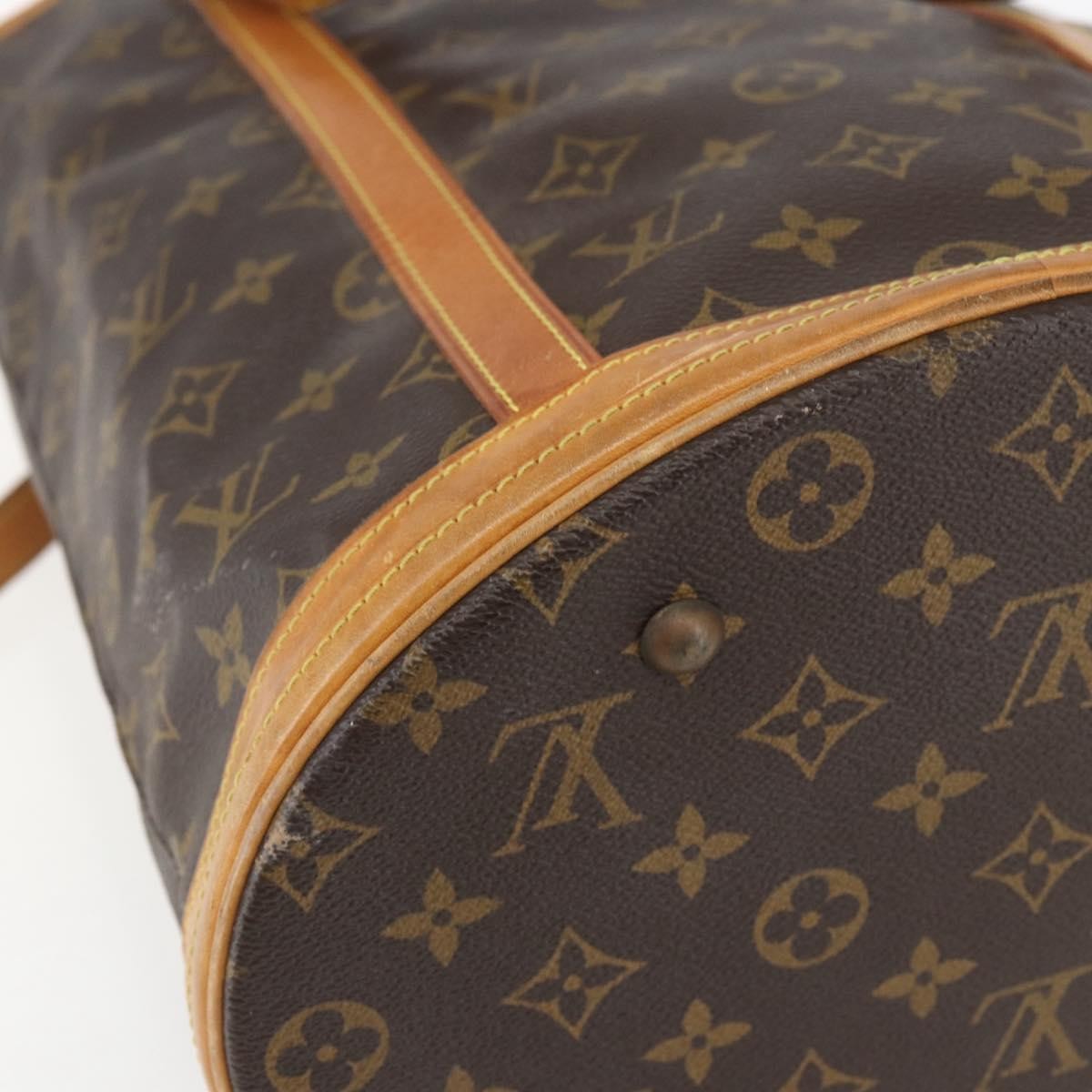 Louis Vuitton LOUIS VUITTON Monogram Bucket GM Shoulder Bag M42236 LV Authentic 156236