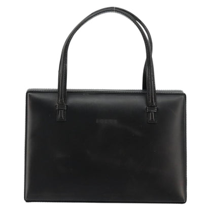 Loewe LOEWE Hand Bag Leather Black Gold Authentic bs34657