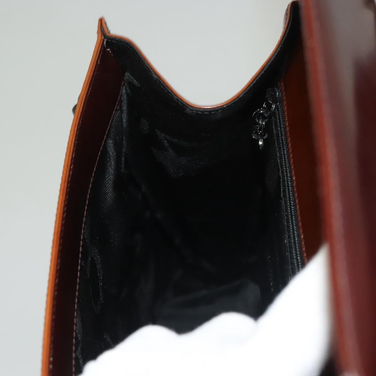 Salvatore Ferragamo Salvatore Ferragamo Gancini Shoulder Bag Leather Brown Authentic 132512