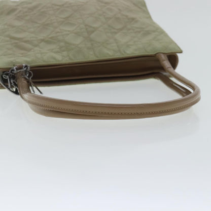 Dior Christian Dior Canage Shoulder Bag Nylon Beige Authentic 96633