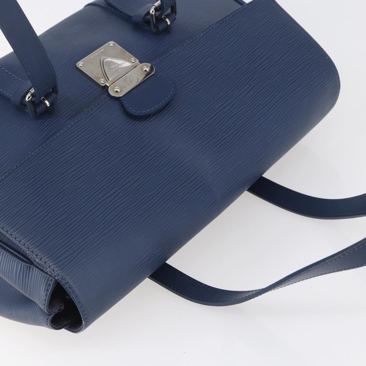 Louis Vuitton LOUIS VUITTON Epi Segur MM Hand Bag Myrtille M5886G LV Authentic 145467