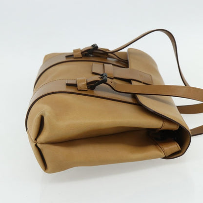 Gucci GUCCI Hand Bag Leather Beige 101287 Authentic 177601