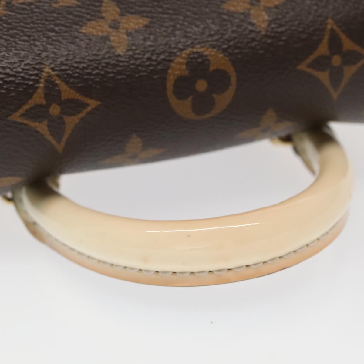 Louis Vuitton LOUIS VUITTON Monogram Vernis Hot Spring Snow Backpack White M53548 Authentic 99762 Bag
