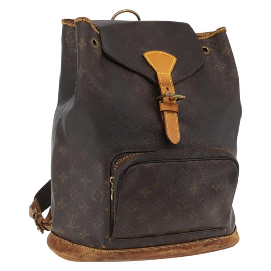 Louis Vuitton LOUIS VUITTON Monogram Montsouris GM Backpack M51135 LV Authentic bs33015 Bag