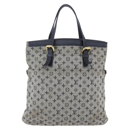 Louis Vuitton LOUIS VUITTON Monogram Mini Fran?oise Tote Bag 2way Blue M92208 LV Authentic 151081