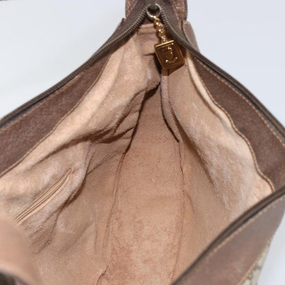 Gucci GUCCI GG Supreme Shoulder Bag PVC Beige Gold Authentic ep12173