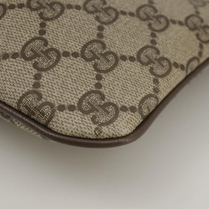 Gucci GUCCI GG Supreme Web Sherry Line Shoulder Bag PVC Beige 904 02 047 Authentic 111359
