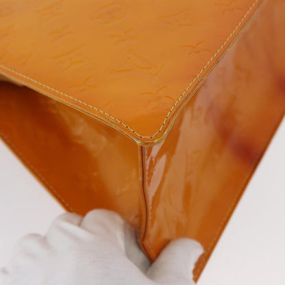 Louis Vuitton LOUIS VUITTON Monogram Vernis Forsyth Hand Bag Jaune M91112 LV Authentic mr2024
