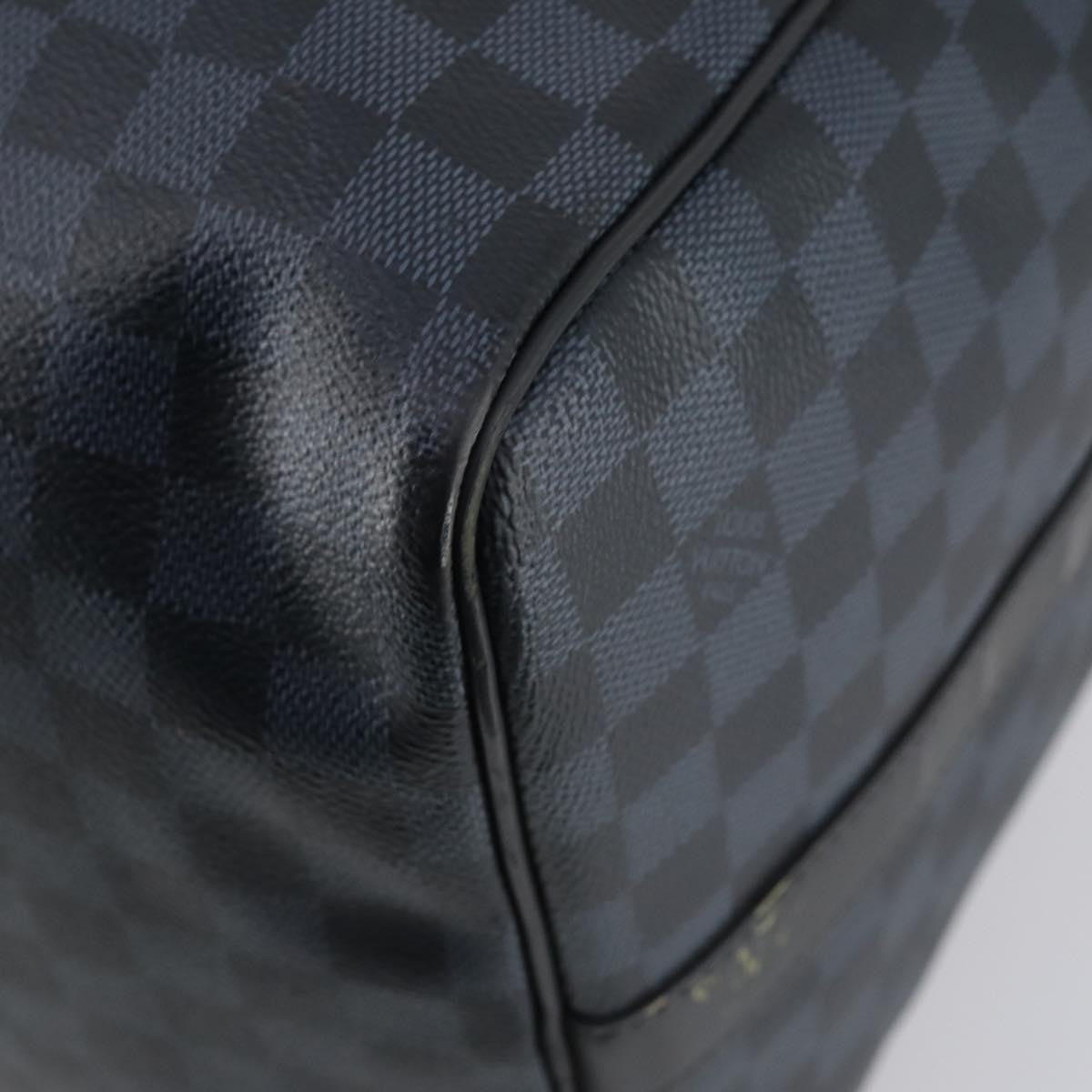 Louis Vuitton LOUIS VUITTON Damier Cobalt Keepall Bandouliere 55 Boston Bag N41356 Authentic 140505
