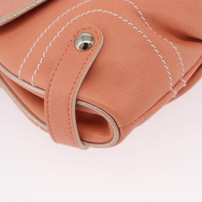 Salvatore Ferragamo Salvatore Ferragamo Gancini Shoulder Bag Leather Pink Silver Authentic BA11212