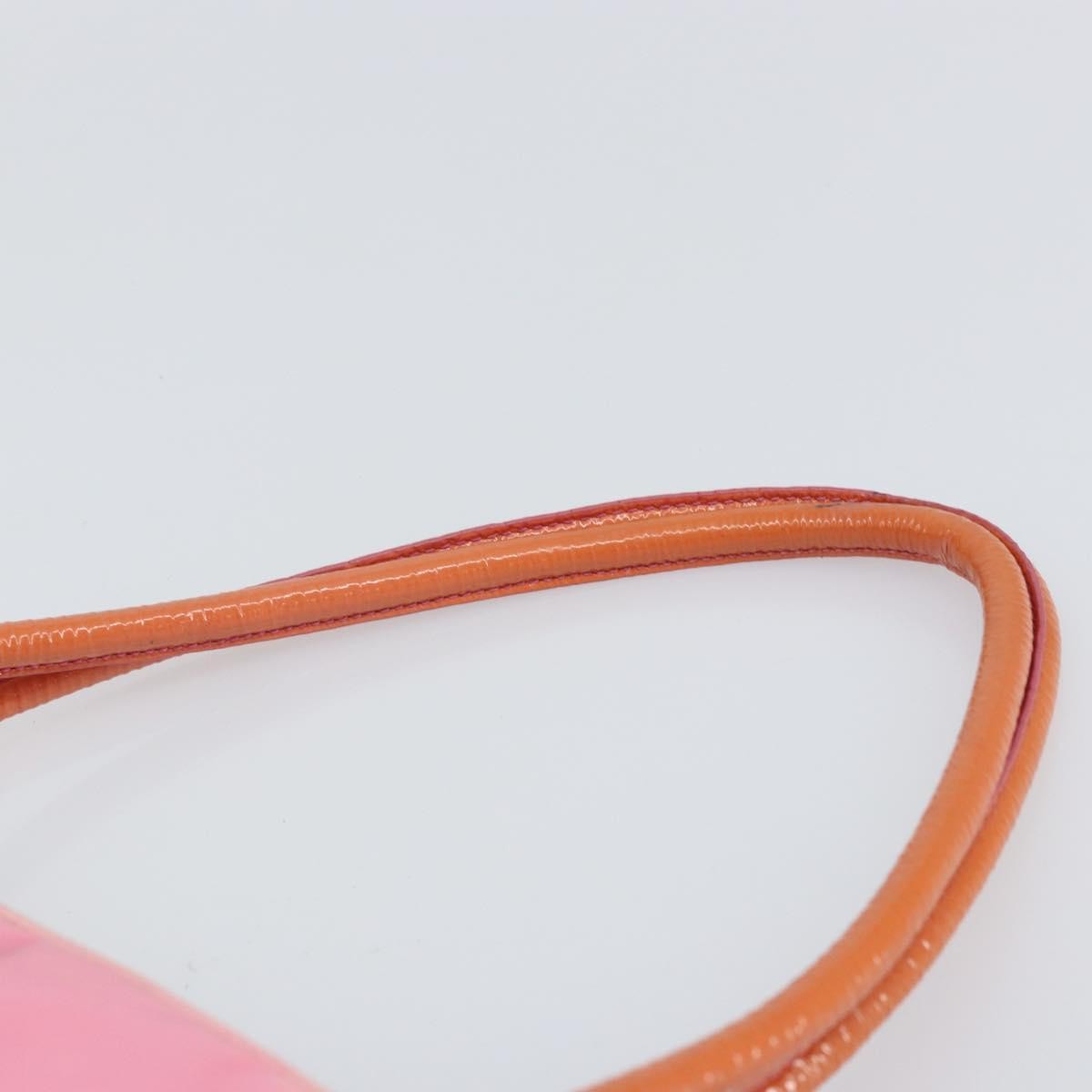 Prada PRADA Tote Bag Nylon Pink Gold Authentic 161648