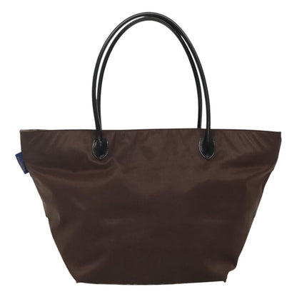 Burberrys Burberrys Blue Label Tote Bag Nylon Brown Authentic ti2871