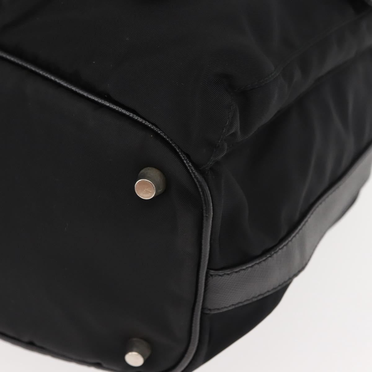 Prada PRADA Shoulder Bag Nylon Black Silver Authentic 147527