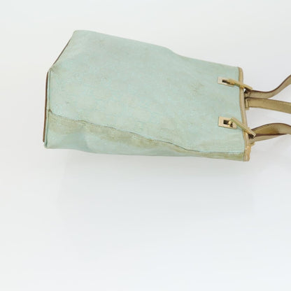 Gucci GUCCI GG Canvas Shoulder Bag 2 Set Baby Blue Beige Authentic 172063