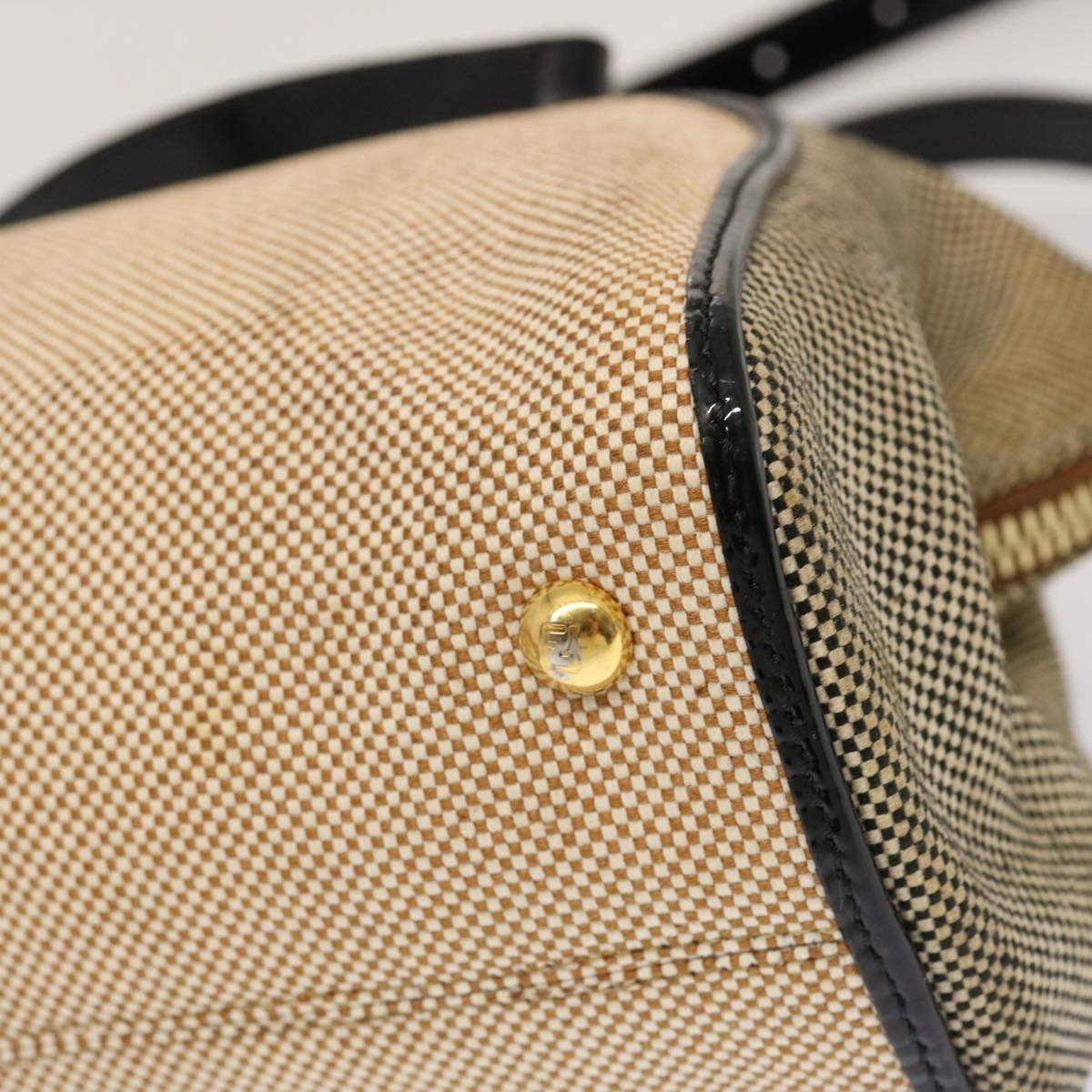 Fendi FENDI Hand Bag Canvas 2way Beige Authentic 70343